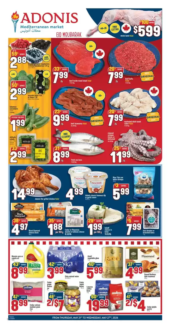 Marché Adonis catalogue in Campbell River | Great discounts on selected products | 2026-05-21T00:00:00.000Z - 2026-05-27T00:00:00.000Z