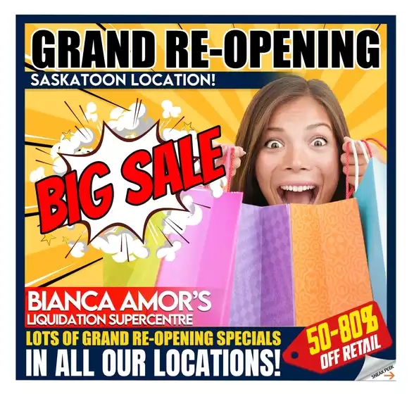 Bianca Amor catalogue in Vancouver | Big sale  | 2026-05-20T00:00:00.000Z - 2026-05-31T00:00:00.000Z