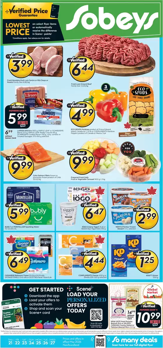 Sobeys catalogue in Humboldt | Lowest price | 2026-05-21T00:00:00.000Z - 2026-05-27T00:00:00.000Z