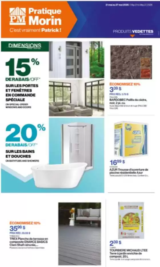 Patrick Morin catalogue | Weekly flyer | 2026-05-21T00:00:00.000Z - 2026-05-27T00:00:00.000Z