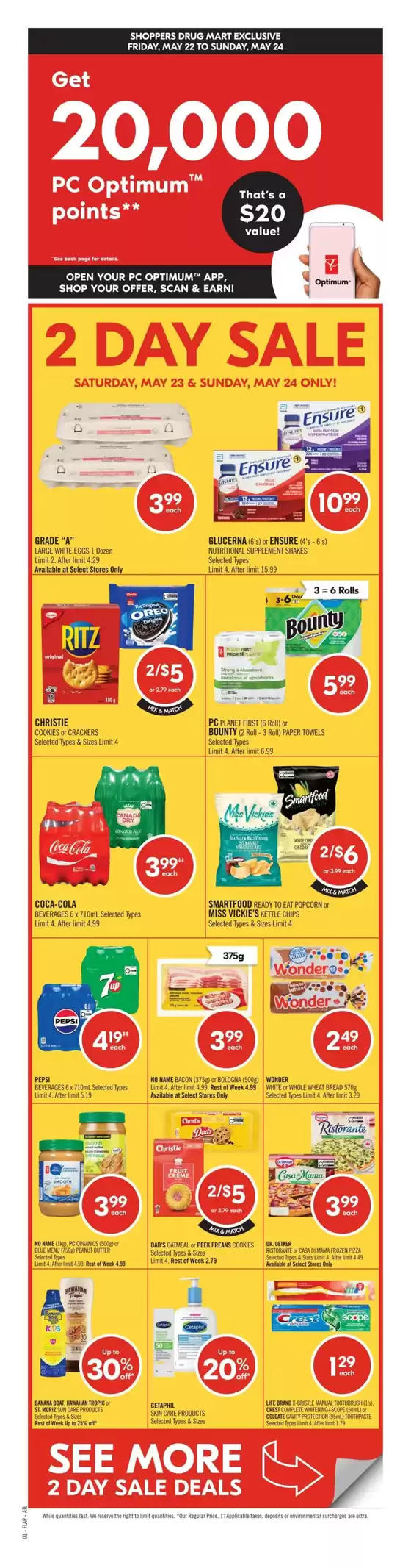 Shoppers Drug Mart catalogue in Marathon | Current deals and offers | 2026-05-22T00:00:00.000Z - 2026-05-24T00:00:00.000Z