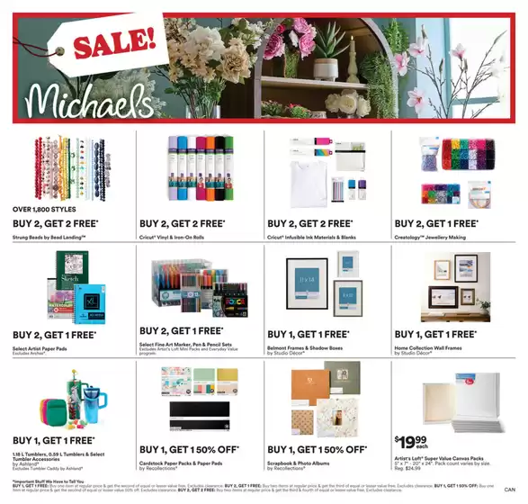 Michaels catalogue in Saskatoon | 5/22 Weekly Ad Canada | 2026-05-22T00:00:00.000Z - 2026-05-28T00:00:00.000Z