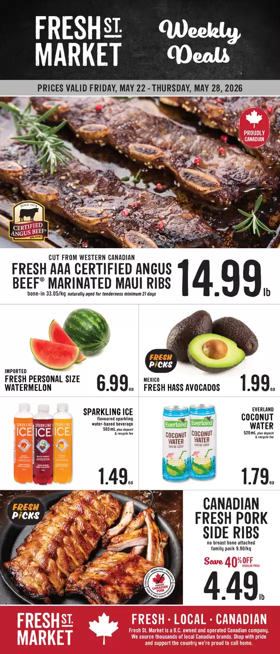 Fresh St Market catalogue | Weekly deals | 2026-05-22T00:00:00.000Z - 2026-05-28T00:00:00.000Z
