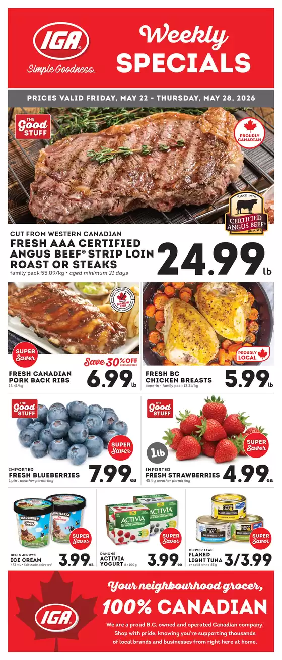 Market Place IGA catalogue in Fort-Coulonge QC | Weekly specials | 2026-05-22T00:00:00.000Z - 2026-05-28T00:00:00.000Z