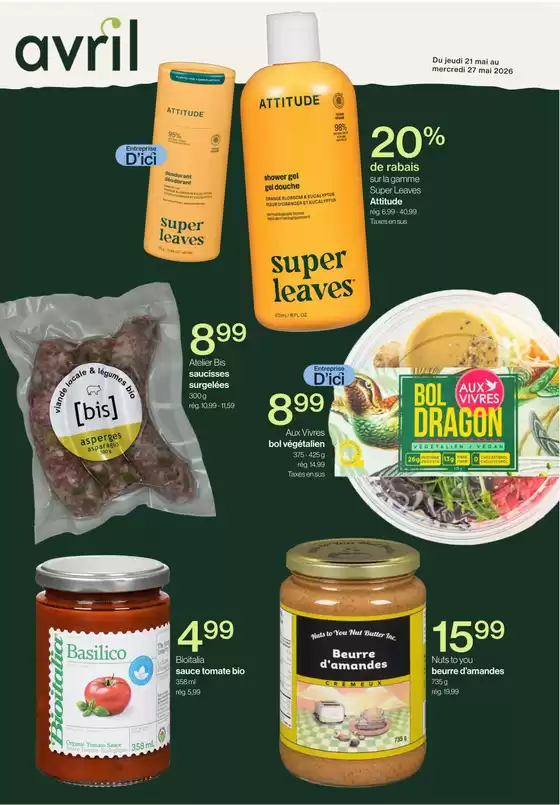 Avril catalogue in Fort-Coulonge QC | Weekly flyer | 2026-05-22T00:00:00.000Z - 2026-05-27T00:00:00.000Z