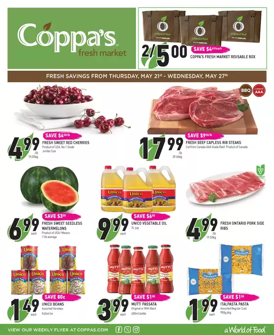 Coppa's catalogue in Fort-Coulonge QC | Weekly Flyer | 2026-05-22T00:00:00.000Z - 2026-05-27T00:00:00.000Z