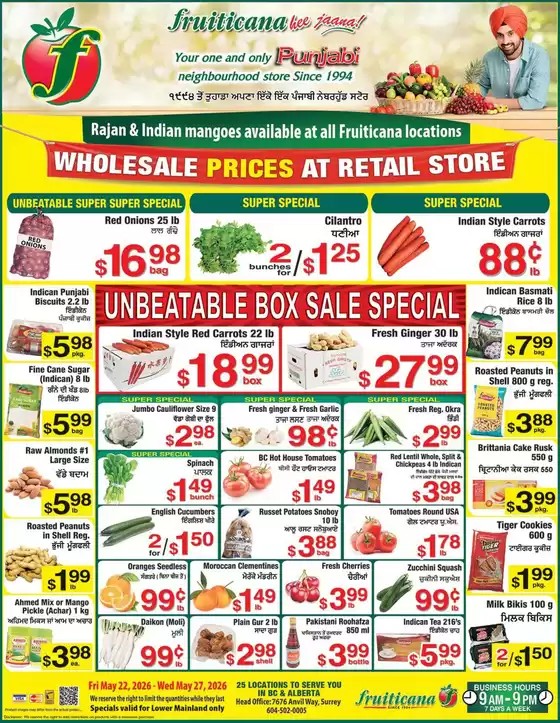 Fruiticana catalogue | Fruiticana flyer | 2026-05-22T00:00:00.000Z - 2026-05-27T00:00:00.000Z