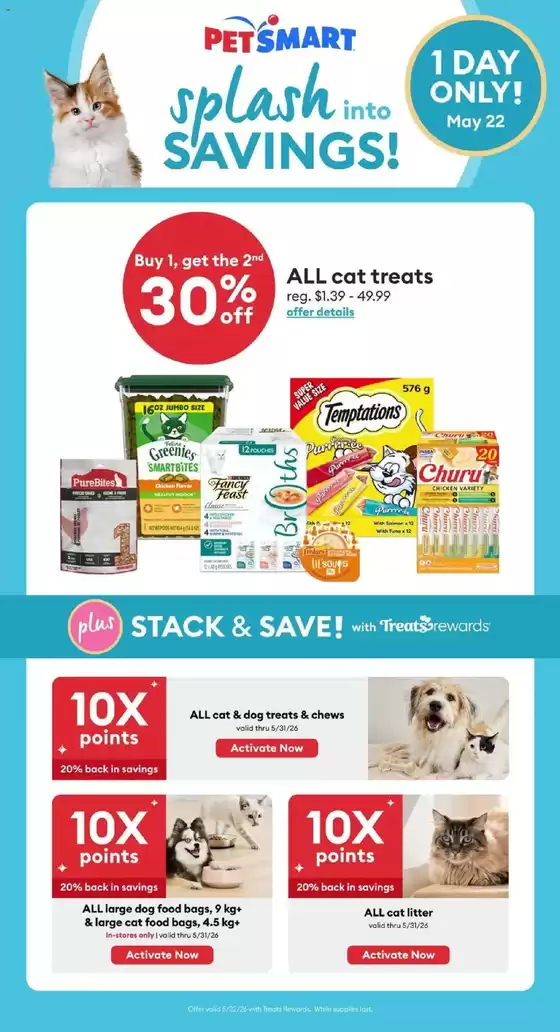 Petsmart catalogue | Our best bargains | 2026-05-22T00:00:00.000Z - 2026-05-24T00:00:00.000Z