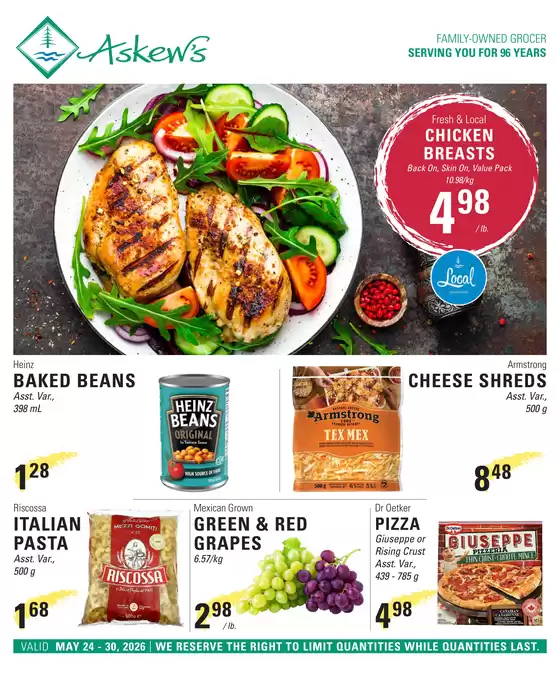 Askews Foods catalogue in Shedden | Weekly flyer  | 2026-05-25T00:00:00.000Z - 2026-05-30T00:00:00.000Z
