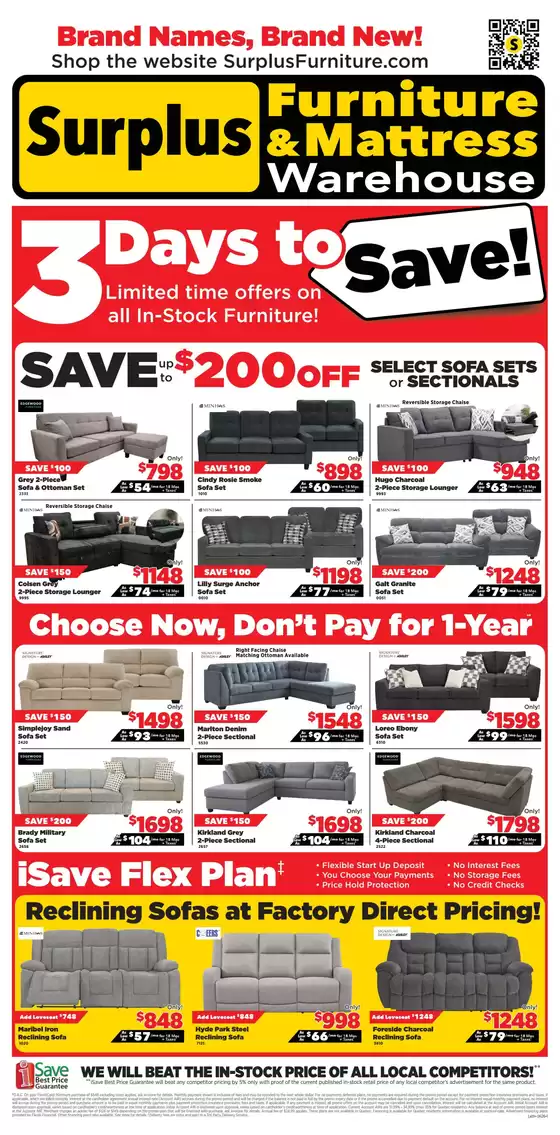 Surplus Furniture catalogue in Joliette | Weekly flyer | 2026-05-26T00:00:00.000Z - 2026-05-31T00:00:00.000Z