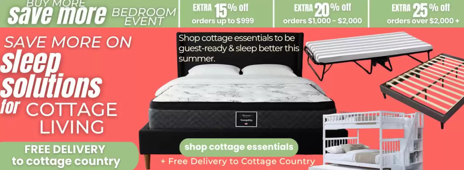 The Sleep Factory catalogue in Trois-Rivières | Buy more save more | 2026-05-26T00:00:00.000Z - 2026-06-16T00:00:00.000Z