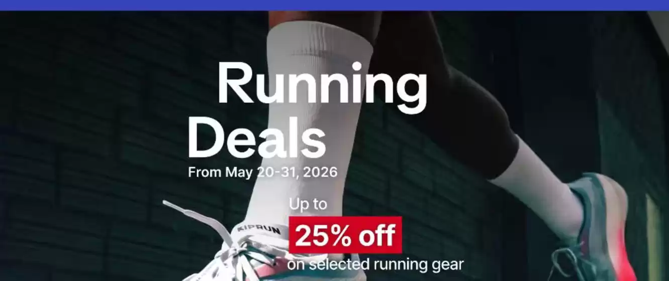 Decathlon catalogue | Running deals up to 25 % off | 2026-05-30T00:00:00.000Z - 2026-05-31T00:00:00.000Z