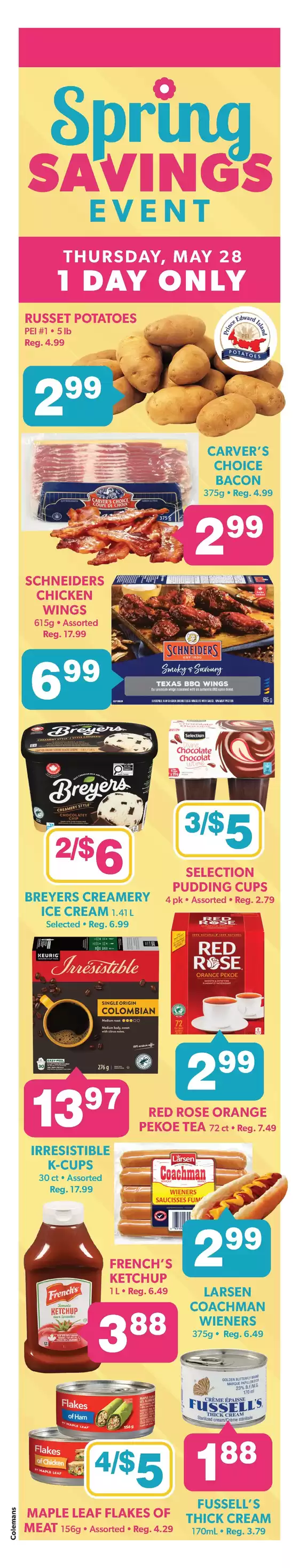 Coleman's catalogue in Vernon | Top deals for all customers | 2026-05-28T00:00:00.000Z - 2026-06-03T00:00:00.000Z