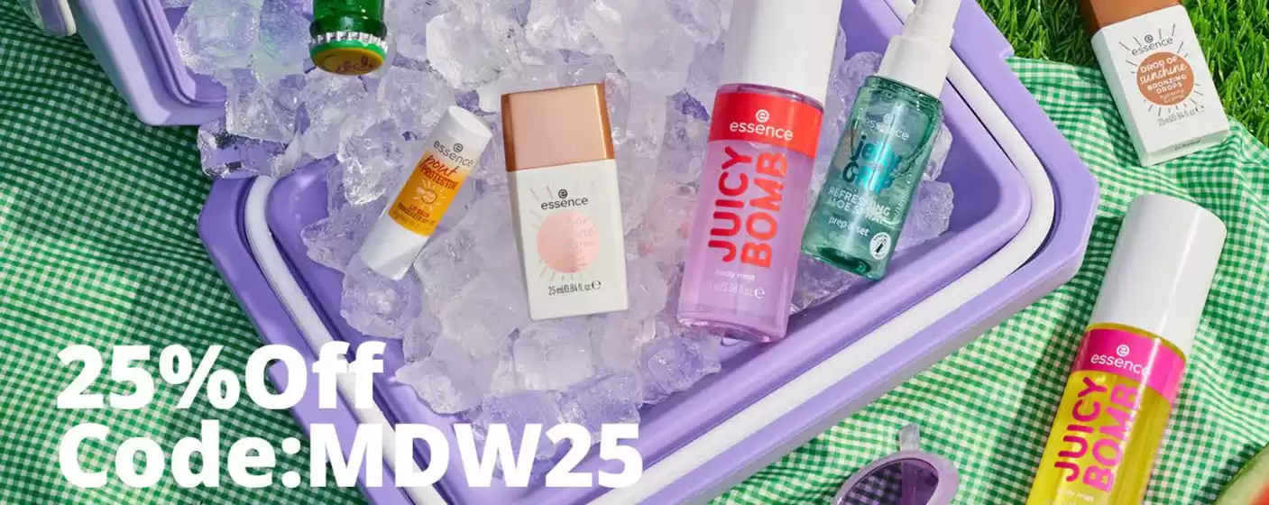 Essence Cosmetics catalogue | 25% off | 2026-05-26T00:00:00.000Z - 2026-06-21T00:00:00.000Z