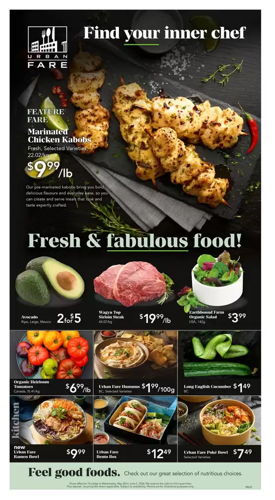 Urban Fare catalogue | Exclusive bargains | 2026-05-28T00:00:00.000Z - 2026-06-03T00:00:00.000Z