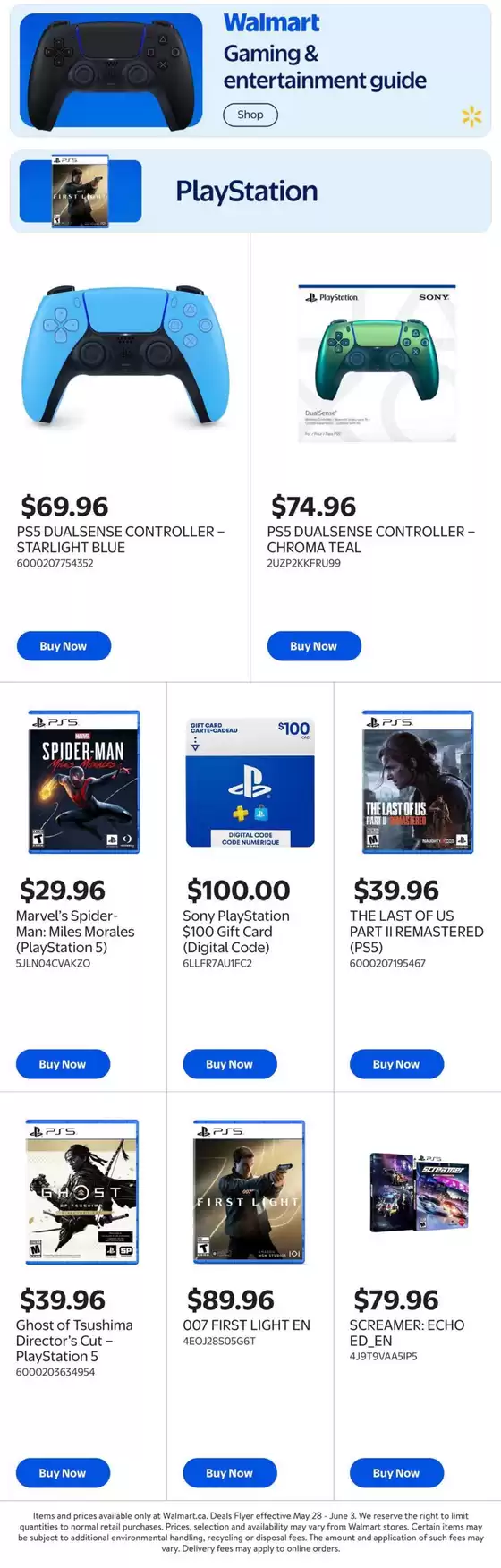 Walmart catalogue | Exclusive deals for our customers | 2026-05-28T00:00:00.000Z - 2026-06-03T00:00:00.000Z