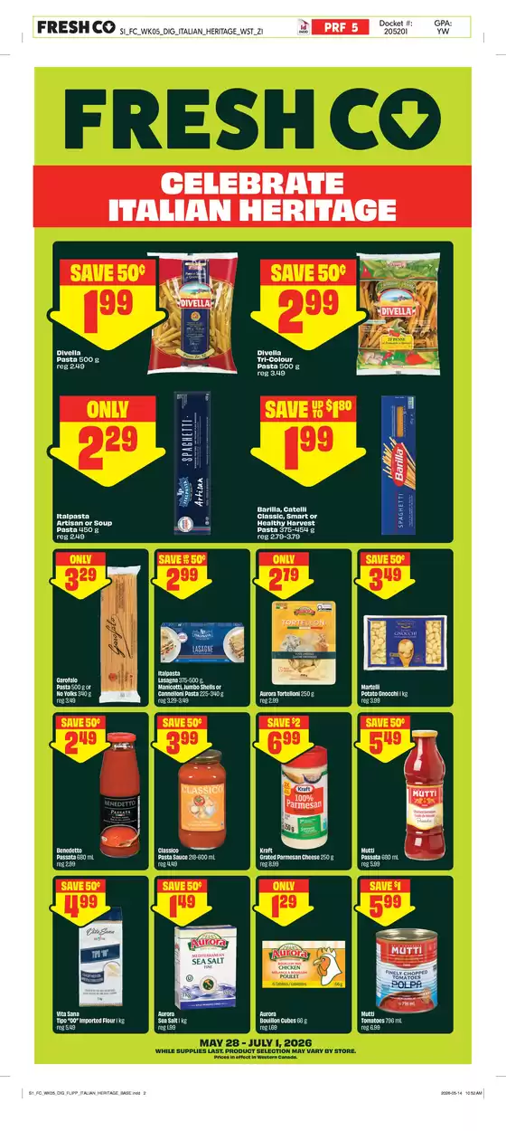 FreshCo catalogue in Buckingham | Special Promotion | 2026-05-28T00:00:00.000Z - 2026-07-01T00:00:00.000Z