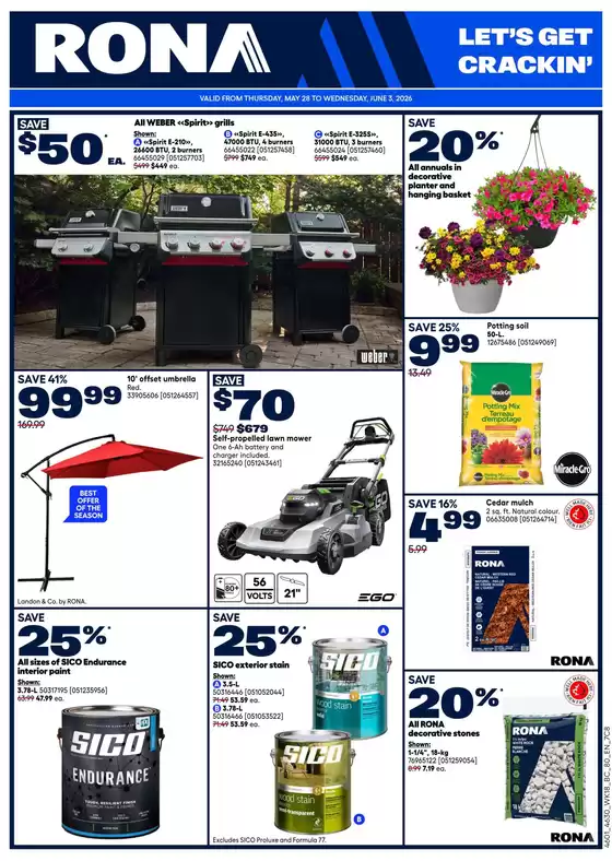 RONA catalogue | Discounts and promotions | 2026-05-28T00:00:00.000Z - 2026-06-03T00:00:00.000Z