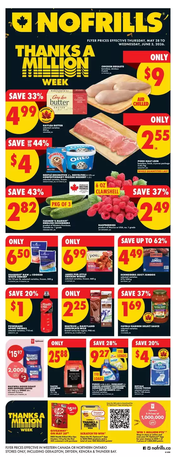 No Frills catalogue in Buckingham | Discover attractive offers | 2026-05-28T00:00:00.000Z - 2026-06-03T00:00:00.000Z