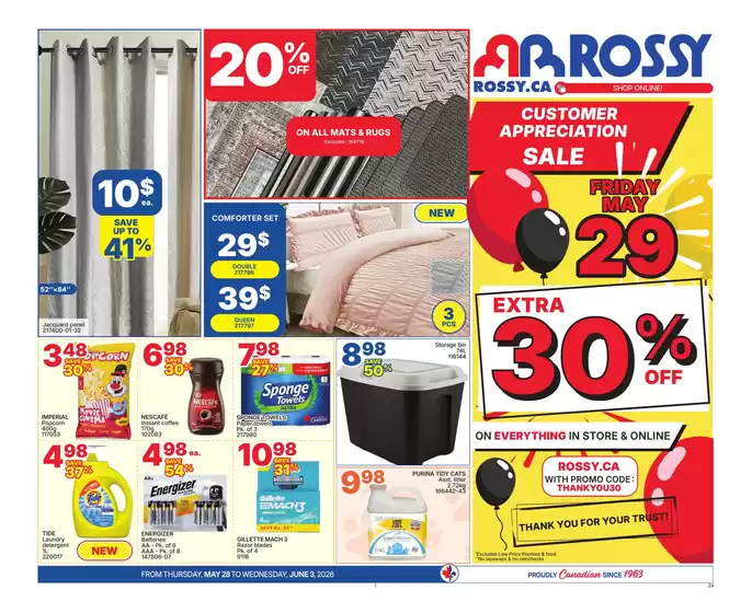 Rossy catalogue | Great offer for all customers | 2026-05-28T00:00:00.000Z - 2026-06-03T00:00:00.000Z
