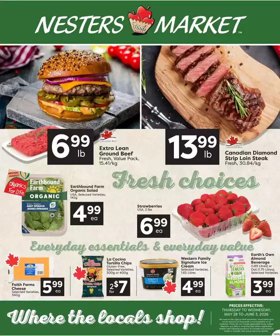 Nesters Market catalogue in Creston BC | Weekly flyer  | 2026-05-28T00:00:00.000Z - 2026-06-03T00:00:00.000Z