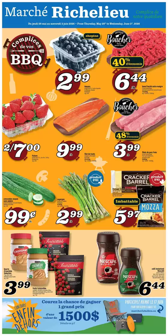 Marché Richelieu catalogue in Creston BC | Weekly flyer  | 2026-05-28T00:00:00.000Z - 2026-06-03T00:00:00.000Z