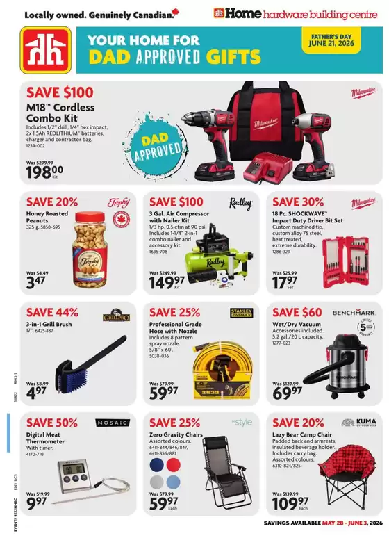 Home Hardware catalogue | Current bargains and offers | 2026-05-28T00:00:00.000Z - 2026-06-03T00:00:00.000Z