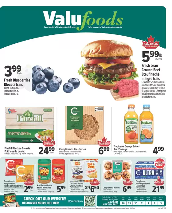 ValuFoods catalogue in Gatineau | Weekly flyer | 2026-05-28T00:00:00.000Z - 2026-06-03T00:00:00.000Z