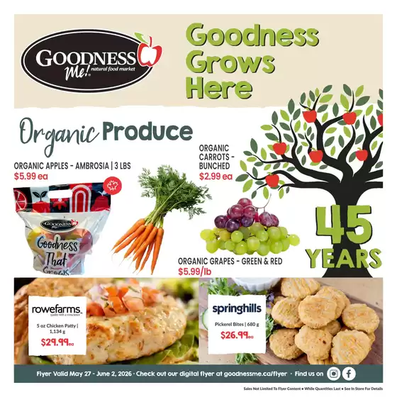 Goodness Me catalogue in Gatineau | Goodness grow here | 2026-05-28T00:00:00.000Z - 2026-06-02T00:00:00.000Z