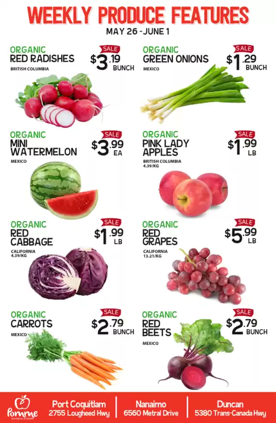 Pomme Natural Market catalogue in Gatineau | Weekly flyer | 2026-05-28T00:00:00.000Z - 2026-06-01T00:00:00.000Z