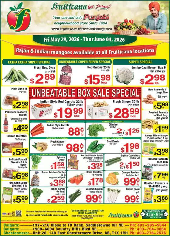 Fruiticana catalogue in Creston BC | Exclusive deals and bargains | 2026-05-29T00:00:00.000Z - 2026-06-04T00:00:00.000Z