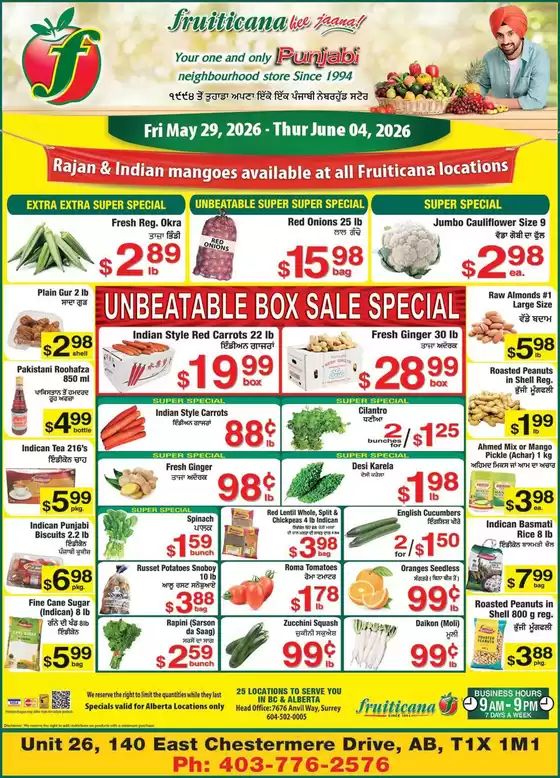 Fruiticana catalogue in Creston BC | Our best offers for you | 2026-05-29T00:00:00.000Z - 2026-06-04T00:00:00.000Z