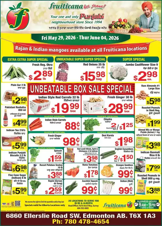 Fruiticana catalogue in Creston BC | Our best bargains | 2026-05-29T00:00:00.000Z - 2026-06-04T00:00:00.000Z