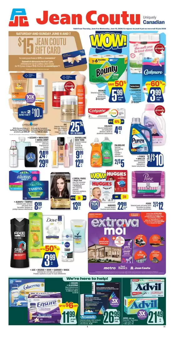 Jean Coutu catalogue | Current bargains and offers | 2026-06-04T00:00:00.000Z - 2026-06-10T00:00:00.000Z