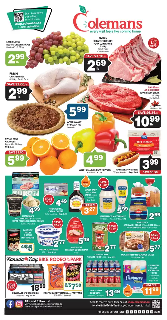 Coleman's catalogue | Top deals and discounts | 2026-06-04T00:00:00.000Z - 2026-06-10T00:00:00.000Z