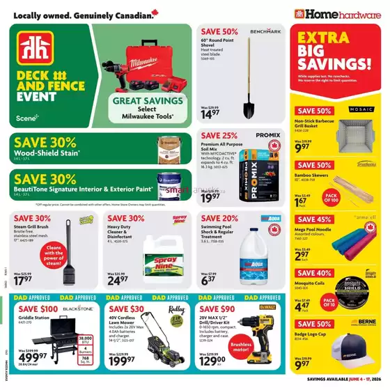 Home Hardware catalogue in Chilliwack | Top deals for all customers | 2026-06-04T00:00:00.000Z - 2026-06-17T00:00:00.000Z