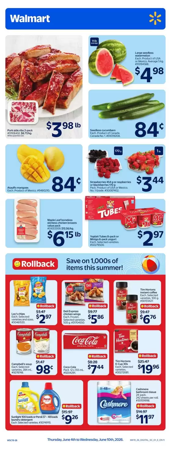 Walmart catalogue | Walmart flyer | 2026-06-04T00:00:00.000Z - 2026-06-10T00:00:00.000Z