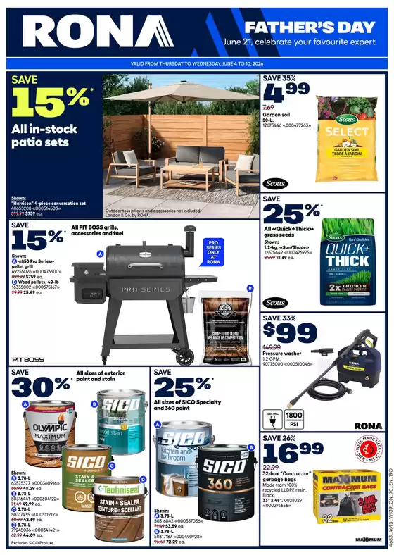 RONA catalogue | Current deals and offers | 2026-06-04T00:00:00.000Z - 2026-06-10T00:00:00.000Z