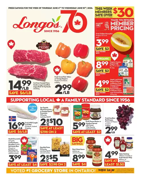 Longo's catalogue | Top deals and discounts | 2026-06-04T00:00:00.000Z - 2026-06-10T00:00:00.000Z