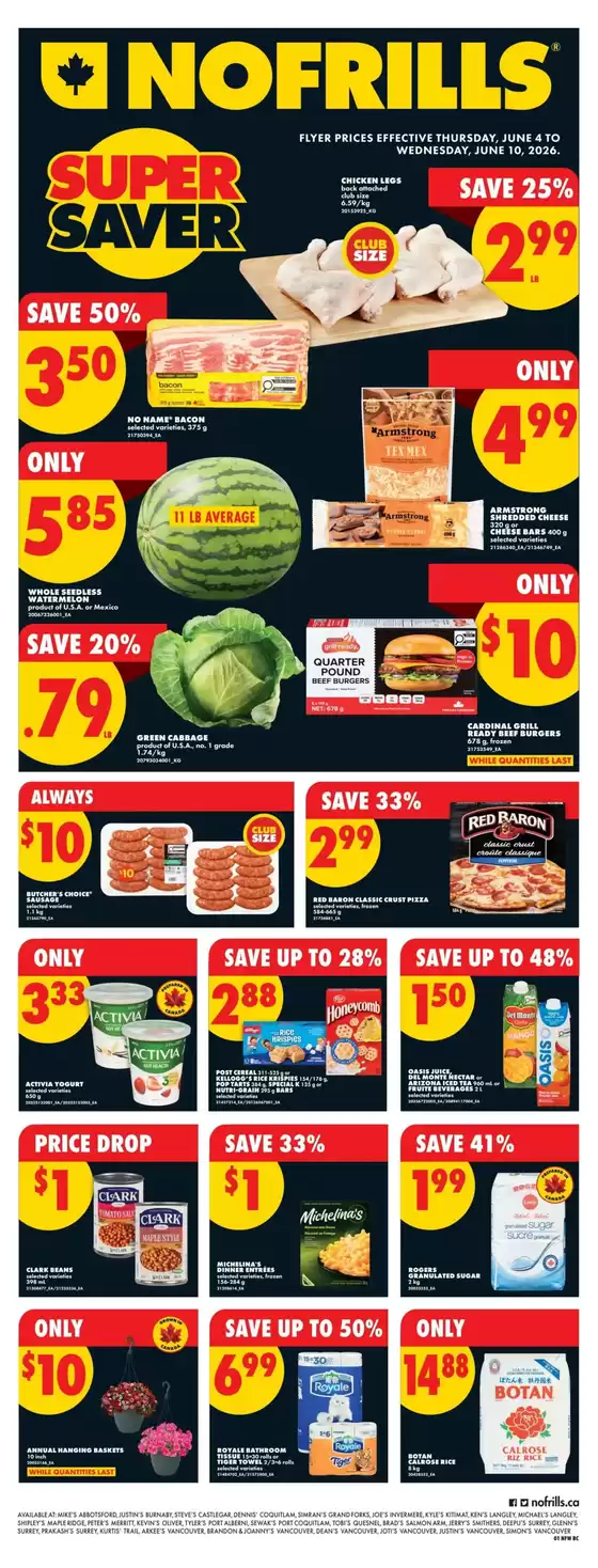 No Frills catalogue | Top deals for all customers | 2026-06-04T00:00:00.000Z - 2026-06-10T00:00:00.000Z