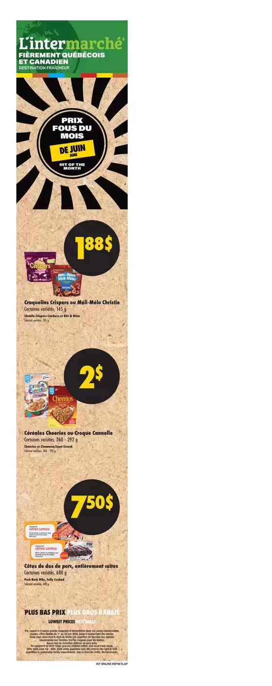 L'Intermarché catalogue in Sarnia | Exclusive bargains | 2026-06-04T00:00:00.000Z - 2026-06-10T00:00:00.000Z