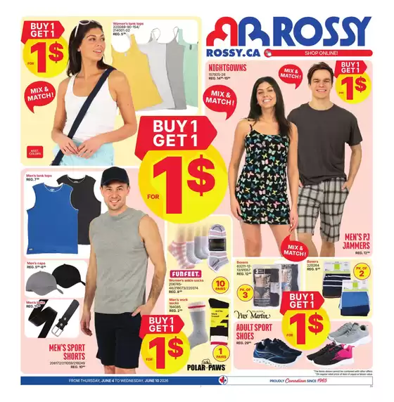 Rossy catalogue in Shawinigan | Save now with our deals | 2026-06-04T00:00:00.000Z - 2026-06-10T00:00:00.000Z