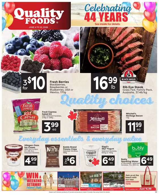 Quality Foods catalogue | Weekly flyer  | 2026-06-04T00:00:00.000Z - 2026-06-10T00:00:00.000Z