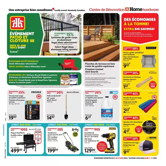 Home Hardware catalogue | Great offer for all customers | 2026-06-04T00:00:00.000Z - 2026-06-17T00:00:00.000Z