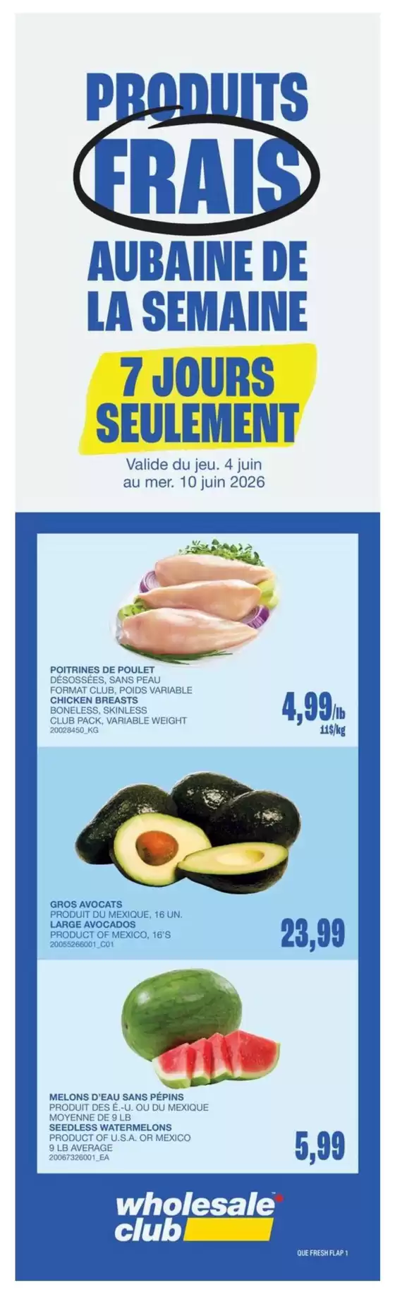Wholesale Club catalogue in Thunder Bay | Discover attractive offers | 2026-06-04T00:00:00.000Z - 2026-06-10T00:00:00.000Z
