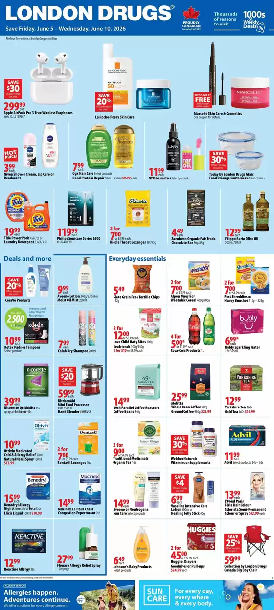 London Drugs catalogue | Current bargains and offers | 2026-06-05T00:00:00.000Z - 2026-06-10T00:00:00.000Z