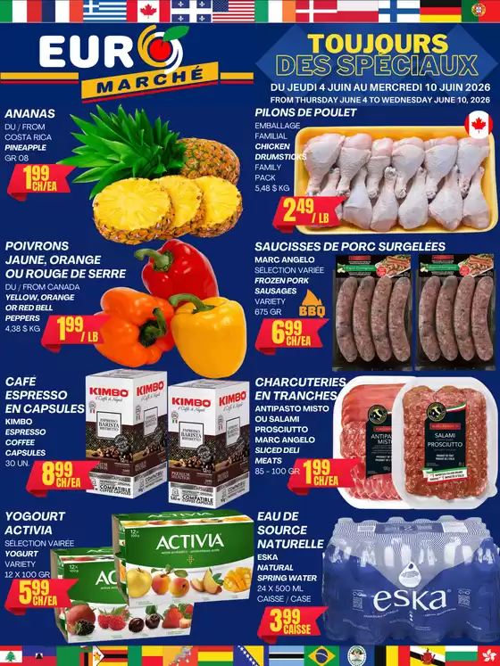 Euromarché catalogue in St. Thomas | Toujours des speciaux | 2026-06-04T00:00:00.000Z - 2026-06-10T00:00:00.000Z