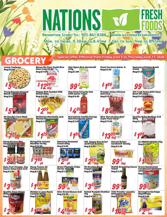 Nations Fresh Foods catalogue in Ste. Anne |  Early Summer Savings Are Here at Nations Fresh Foods! | 2026-06-05T00:00:00.000Z - 2026-06-11T00:00:00.000Z