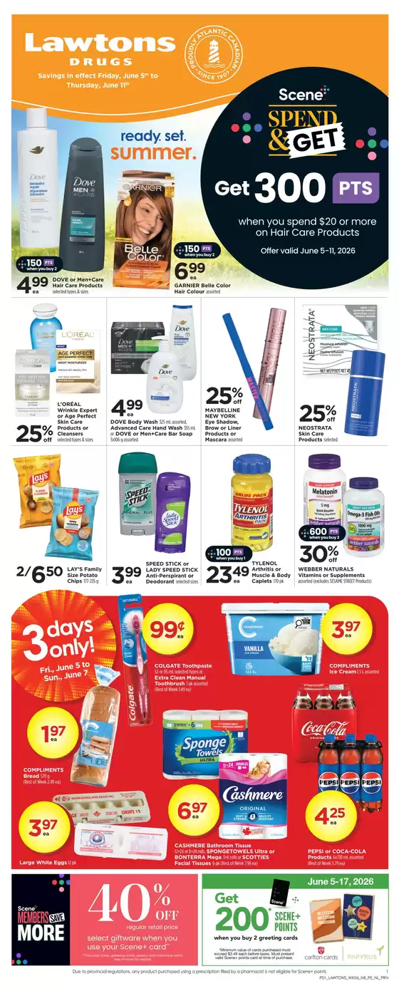 Lawtons Drugs catalogue in Winnipeg | Ready set summer  | 2026-06-05T00:00:00.000Z - 2026-06-11T00:00:00.000Z