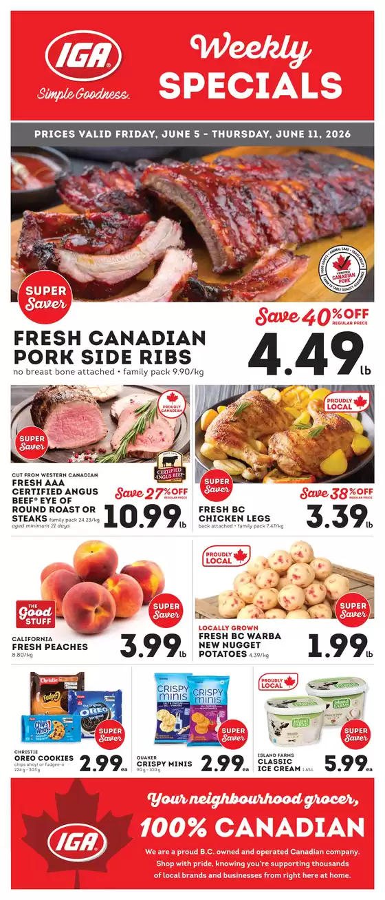 Market Place IGA catalogue | Weekly specials  | 2026-06-05T00:00:00.000Z - 2026-06-11T00:00:00.000Z